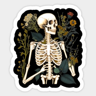 Bones and Botany Sticker